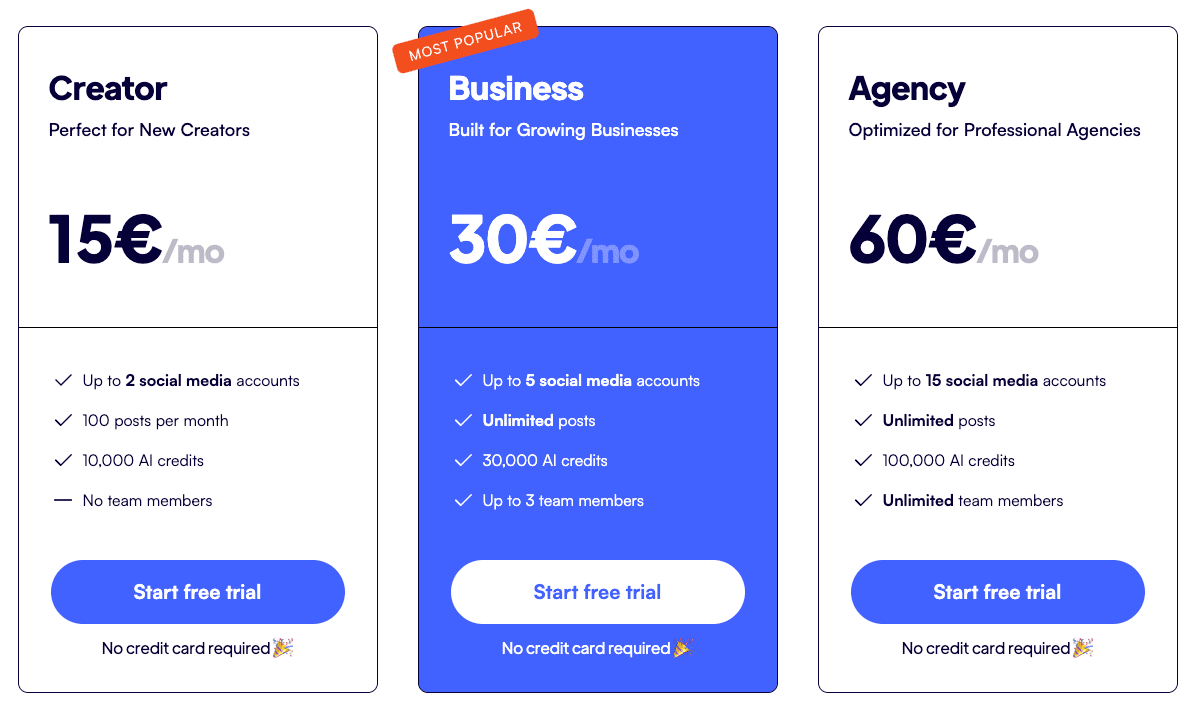 Monthly Billing